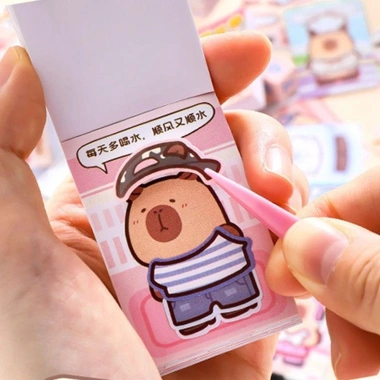 Sách Nhãn Dán Capybara NAMSHEVA - Thay Đổi Quần Áo 25P Sáng Tạo, Giảm Căng Thẳng, Nhiều Màu, Trò Chơi Cho Trẻ 6+ 5 Sách Nhãn Dán Capybara NAMSHEVA - Thay Đổi Quần Áo 25P Sáng Tạo, Giảm Căng Thẳng, Nhiều Màu, Trò Chơi Cho Trẻ 6+ 5