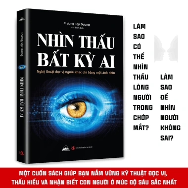 Sách Nhìn Thấu Bất Kỳ Ai - Nghệ Thuật Đọc Vị Người Chỉ Bằng Ánh Nhìn, Giá 115k