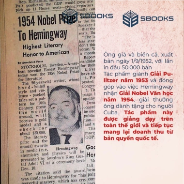 Sách Ông Già Và Biển Cả Hemingway - Giá 79.000đ, giảm từ 101.910đ, SBOOKS 3