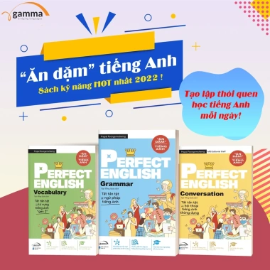 Sách Perfect English: Từ vựng, giao tiếp, ngữ pháp cho trẻ ăn dặm - Giá ưu đãi 171.810 VND