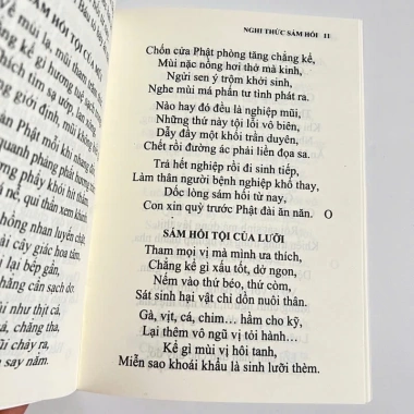 Sách Phật Pháp Nghi Thức Sám Hối Sáu Căn & Hồng Danh: Chữ In Sắc Nét, Tu Dưỡng, Giá Ưu Đãi 26.500₫
