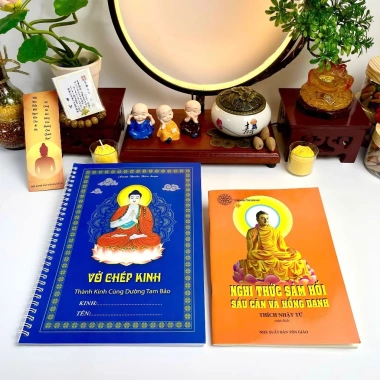 Sách Phật Pháp Nghi Thức Sám Hối Sáu Căn & Hồng Danh: Chữ In Sắc Nét, Tu Dưỡng, Giá Ưu Đãi 26.500₫