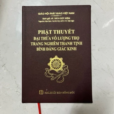 Sách Phật Thuyết Đại Thừa Vô Lượng Thọ Trang Nghiêm Thanh Tịnh Bìa Da – Giá Ưu Đãi 55k