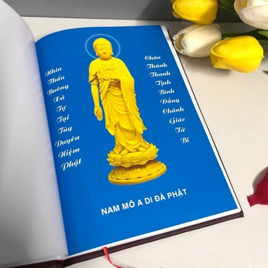 Sách Phật Thuyết Đại Thừa Vô Lượng Thọ Trang Nghiêm Thanh Tịnh Bìa Da – Giá Ưu Đãi 55k