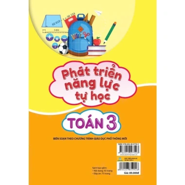 Sách Phát Triển Năng Lực Tự Học Toán 3 GDPT mới - ndbooks - Giá 75.650 VND 9