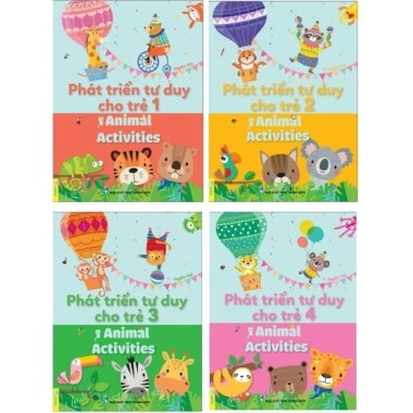 Sách Phát Triển Tư Duy Trẻ - Animal Activities Song Ngữ Anh Việt ndbooks Giá 80k