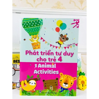 Sách Phát Triển Tư Duy Trẻ - Animal Activities Song Ngữ Anh Việt ndbooks Giá 80k