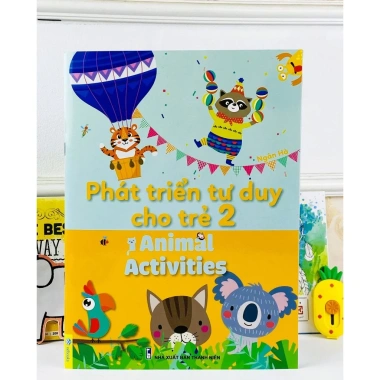 Sách Phát Triển Tư Duy Trẻ - Animal Activities Song Ngữ Anh Việt ndbooks Giá 80k