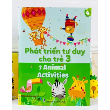 Sách Phát Triển Tư Duy Trẻ - Animal Activities Song Ngữ Anh Việt ndbooks Giá 80k