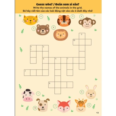 Sách Phát Triển Tư Duy Trẻ - Animal Activities Song Ngữ Anh Việt ndbooks Giá 80k 9 Sách Phát Triển Tư Duy Trẻ - Animal Activities Song Ngữ Anh Việt ndbooks Giá 80k 9