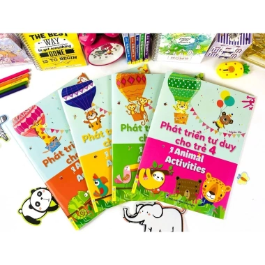 Sách Phát Triển Tư Duy Trẻ - Animal Activities Song Ngữ Anh Việt ndbooks Giá 80k
