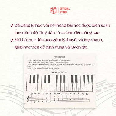 Sách Piano Phương Pháp Hồng Methode Rose Tái Bản 2.025 - Giá 121.500đ, Giáo Trình Học Piano Cơ Bản 4