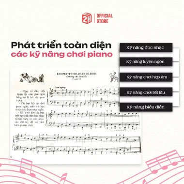 Sách Piano Phương Pháp Hồng Methode Rose Tái Bản 2.025 - Giá 121.500đ, Giáo Trình Học Piano Cơ Bản 6