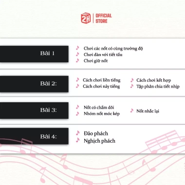 Sách Piano Phương Pháp Hồng Methode Rose Tái Bản 2.025 - Giá 121.500đ, Giáo Trình Học Piano Cơ Bản 8