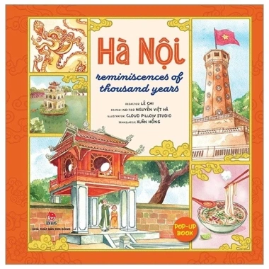 Sách PopUp Hà Nội Reminiscences 3D Tiếng Anh Bìa Cứng - Giá ưu đãi 285.000đ