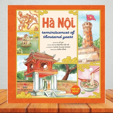Sách PopUp Hà Nội Reminiscences Of Thousand Years 3D Tiếng Anh Bìa Cứng 291.000 VND
