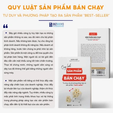 Sách Quy Luật Sản Phẩm Bán Chạy - Tư Duy & Phương Pháp Tạo Best-Seller, Giá Ưu Đãi 144k | Bizbooks