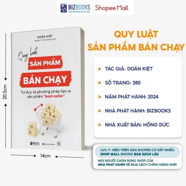 Sách Quy Luật Sản Phẩm Bán Chạy - Tư Duy & Phương Pháp Tạo Best-Seller, Giá Ưu Đãi 144k | Bizbooks