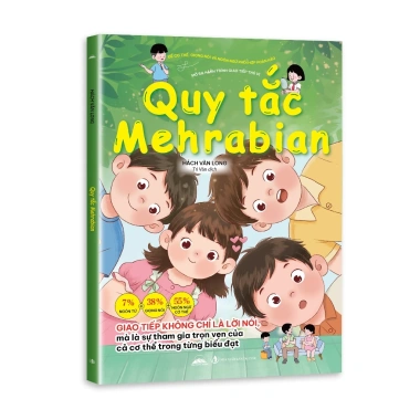 Sách Quy Tắc Mehrabian kỹ năng sống dạng truyện tranh nâng cao giao tiếp Tiên Phong