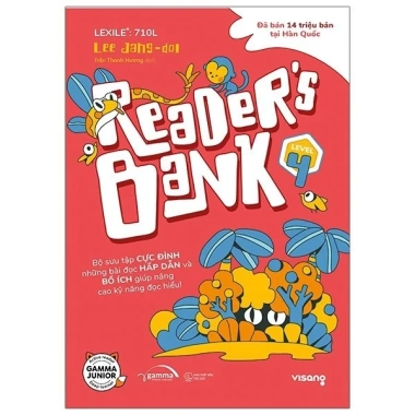 Sách Reader's Bank - Bộ sách tiếng Anh lớp 3-12, Series 1-9, giảm giá 119k, nâng cao kỹ năng