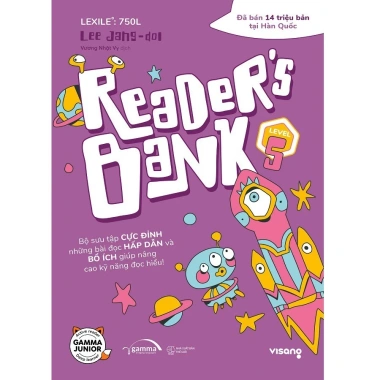 Sách Reader's Bank - Bộ sách tiếng Anh lớp 3-12, Series 1-9, giảm giá 119k, nâng cao kỹ năng