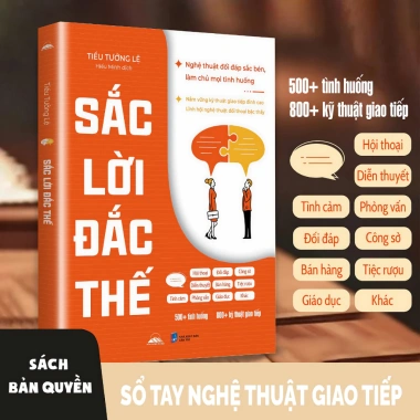 Sách Sắc Lời Đắc Thế - Nắm Vững Nghệ Thuật Giao Tiếp Đỉnh Cao, Giá ưu đãi 96.000 VNĐ, NXB Dân Trí