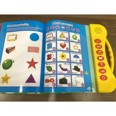 Sách Song Ngữ Điện Tử Anh Việt Trẻ Em - Học Tiếng Anh Toán, Sách Thông Minh 109.000 VNĐ