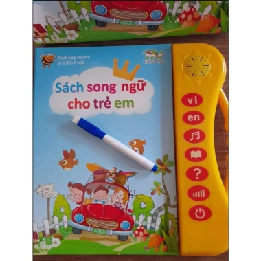 Sách Song Ngữ Điện Tử Anh Việt Trẻ Em - Học Tiếng Anh Toán, Sách Thông Minh 109.000 VNĐ
