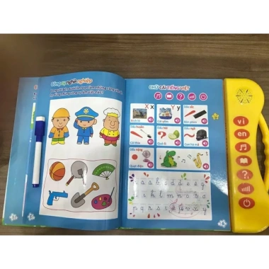 Sách Song Ngữ Điện Tử Anh Việt Trẻ Em - Học Tiếng Anh Toán, Sách Thông Minh 109.000 VNĐ