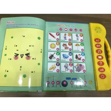 Sách Song Ngữ Điện Tử Anh Việt Trẻ Em - Học Tiếng Anh Toán, Sách Thông Minh 109.000 VNĐ
