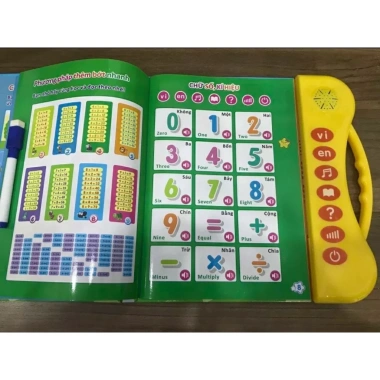 Sách Song Ngữ Điện Tử Anh Việt Trẻ Em - Học Tiếng Anh Toán, Sách Thông Minh 109.000 VNĐ