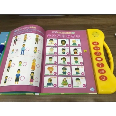 Sách Song Ngữ Điện Tử Anh Việt Trẻ Em - Học Tiếng Anh Toán, Sách Thông Minh 109.000 VNĐ