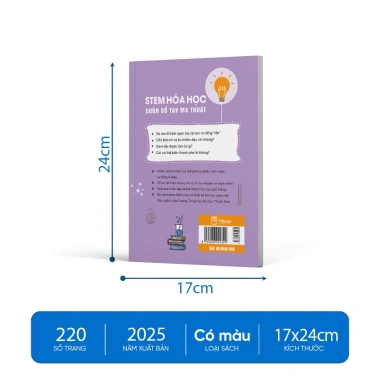 Sách STEM Toán - Hóa - Sinh - Vật lý cho học sinh: Phát triển tư duy logic, khám phá khoa học, giảm giá 17% 2