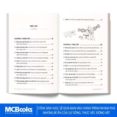 Sách STEM Toán - Hóa - Sinh - Vật lý cho học sinh: Phát triển tư duy logic, khám phá khoa học, giảm giá 17% 5