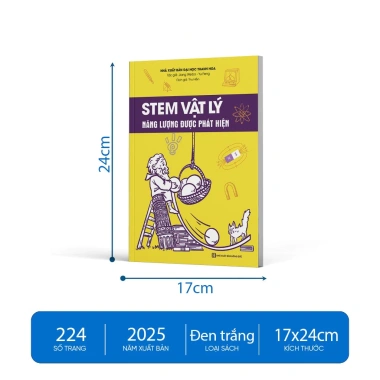 Sách STEM Toán - Hóa - Sinh - Vật lý cho học sinh: Phát triển tư duy logic, khám phá khoa học, giảm giá 17% 8