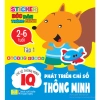 Sách Sticker Bóc Dán IQ CQ Phát triển Chỉ Số Thông Minh 2-6 tuổi Ndbooks 80.000 VND 2