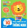 Sách Sticker Bóc Dán IQ CQ Phát triển Chỉ Số Thông Minh 2-6 tuổi Ndbooks 80.000 VND 3