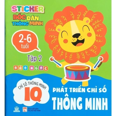 Sách Sticker Bóc Dán IQ CQ Phát triển Chỉ Số Thông Minh 2-6 tuổi Ndbooks 80.000 VND 3