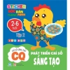 Sách Sticker Bóc Dán IQ CQ Phát triển Chỉ Số Thông Minh 2-6 tuổi Ndbooks 80.000 VND 4