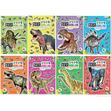 Sách Sticker Khủng Long Vừa Học Vừa Chơi - Giá Ưu Đãi 56k - ndbooks