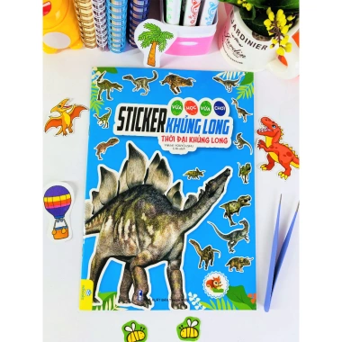 Sách Sticker Khủng Long Vừa Học Vừa Chơi - Giá Ưu Đãi 56k - ndbooks