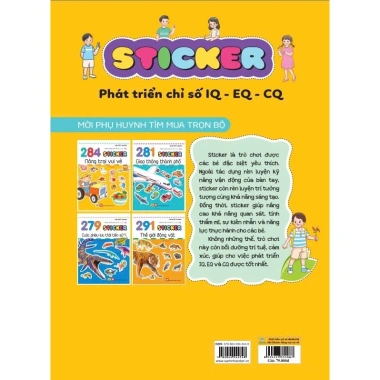 Sách Sticker Nông Trại Vui Vẻ 284 mảnh cho trẻ 3-6 tuổi - Phát triển IQ, EQ, CQ - Giá ưu đãi 63.200₫