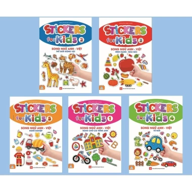 Sách Sticker Song Ngữ Anh Việt cho Trẻ - Ndbooks - Giá Ưu Đãi 56.000đ 2
