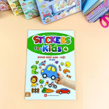 Sách Sticker Song Ngữ Anh Việt cho Trẻ - Ndbooks - Giá Ưu Đãi 56.000đ 8