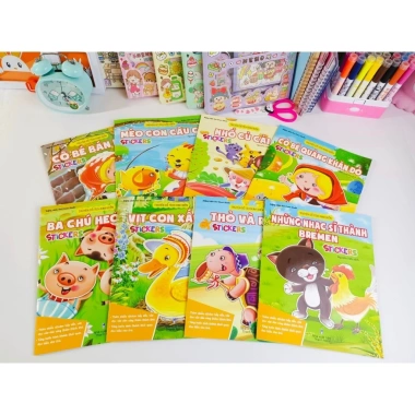 Sách Stickers Truyện Cổ Tích Kinh Điển Ndbooks Giảm giá 23% Chỉ 76.800 VNĐ 9