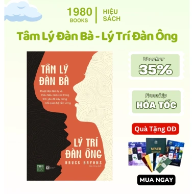 Sách Tâm Lý Đàn Bà – Lý Trí Đàn Ông - Hiệu Sách 1.980books - Giá chỉ 111.750₫