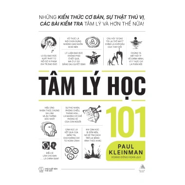 Sách Tâm lý học 101 của Paul Kleinman - Giá chỉ 131.076 VND, giảm mạnh 2