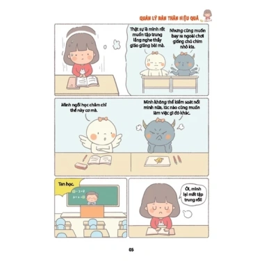 Sách Tâm lý học cho học sinh tiểu học Quản lý bản thân hiệu quả bản quyền