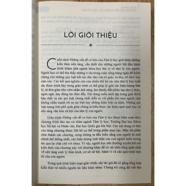 Sách Tâm lý học Cơ bản - Giáo trình Cử nhân, Giá ưu đãi 164.000đ, Nắm vững kiến thức nền tảng 5