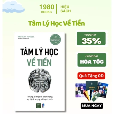 Sách Tâm lý học về tiền bìa mềm - Hiệu 1.980books, Giá ưu đãi 179.250 VND (Giá gốc 222.270 VND)